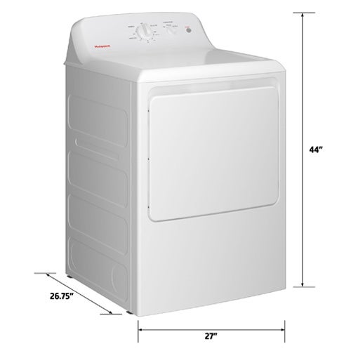 HotPoint HTX26 6.2 Cu. Ft. Electric Dryer in White