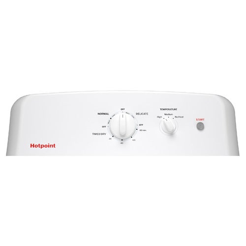 HotPoint HTX26 6.2 Cu. Ft. Electric Dryer in White