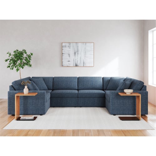 Signature Design by Ashley 6 Piece Modmax Pit Sectional in Ink