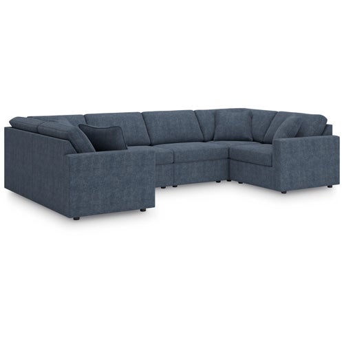 Signature Design by Ashley 6 Piece Modmax Pit Sectional in Ink