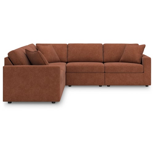 Signature Design by Ashley 6-Piece Modmax Sectional in Spice