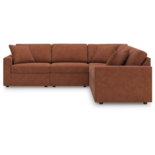 Signature Design by Ashley 6-Piece Modmax Sectional in Spice