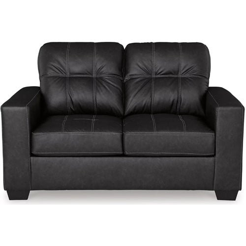 Signature Design by Ashley Barlin Mills Sofa & Loveseat in Carbon