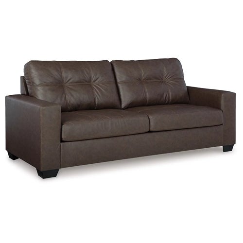 Signature Design by Ashley Barlin Mills Sofa and Loveseat in Umber