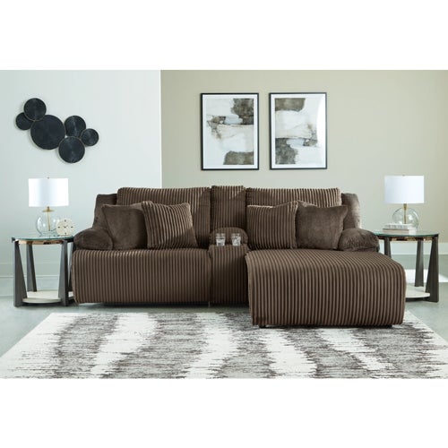 Signature Design by Ashley Top Tier 3-Piece Reclining Sectional Sofa with Chaise