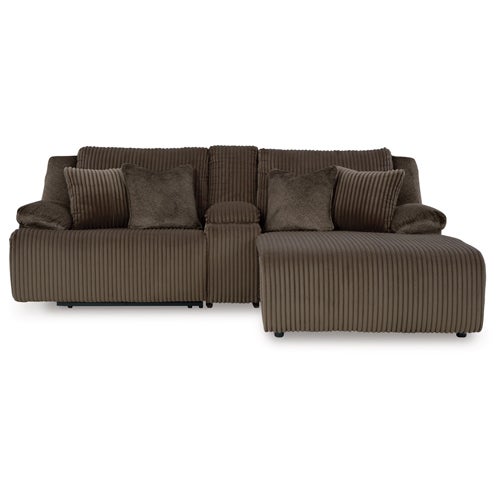 Signature Design by Ashley Top Tier 3-Piece Reclining Sectional Sofa with Chaise