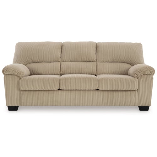 Signature Design by Ashley 2-Piece Simple Joy Sofa & Loveseat in Sand