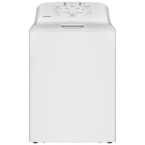 Hotpoint 4.0 cu ft. Top Load Washer & 6.2 Cu Ft. Gas Dryer in White
