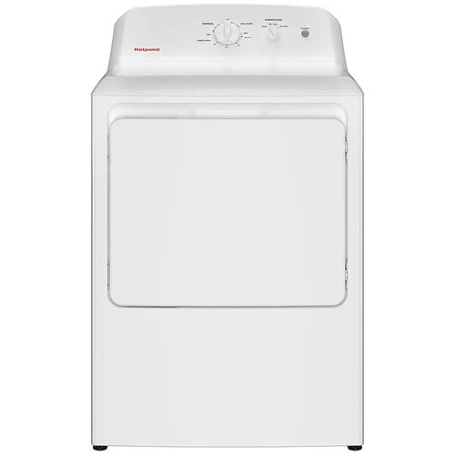 Hotpoint 4.0 cu ft. Top Load Washer & 6.2 Cu Ft. Gas Dryer in White