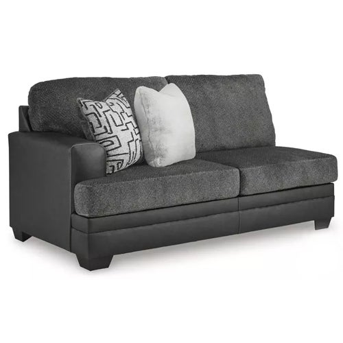 Signature Design by Ashley 2-Piece Brixley Sectional in Graphite
