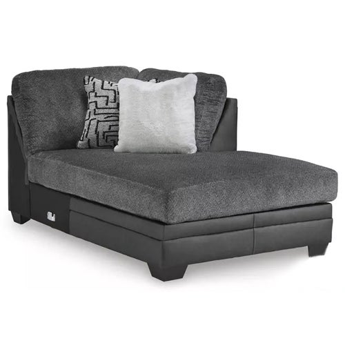 Signature Design by Ashley 2-Piece Brixley Sectional in Graphite