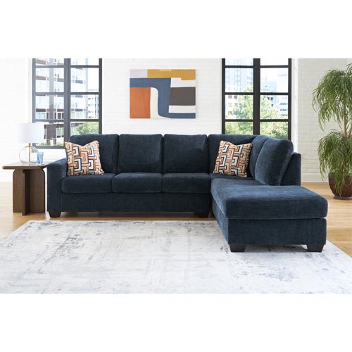 Signature Design by Ashley 2-Piece Aviemore Sectional in Ink