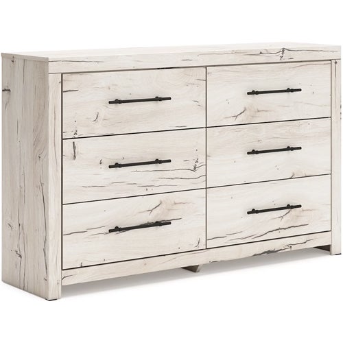 Signature Design by Ashley 6-Piece Lawroy Queen Storage Bed, Dresser, Nightstand & Roll Slats