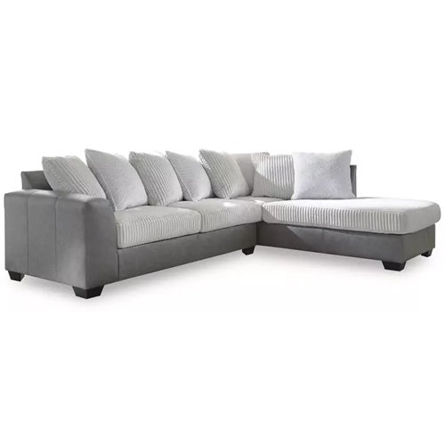 Signature Design by Ashley Benchcraft Clairette Court 2-Piece Sectional with Chaise in Alloy