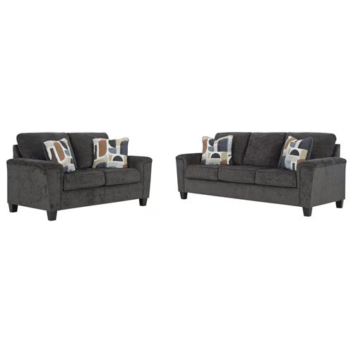 Signature Design by Ashley 2-Piece Erinslane Sofa & Loveseat in Dusk