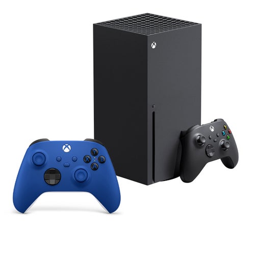 XBOX Series X 1TB Bundle With Extra Controller in Shock Blue