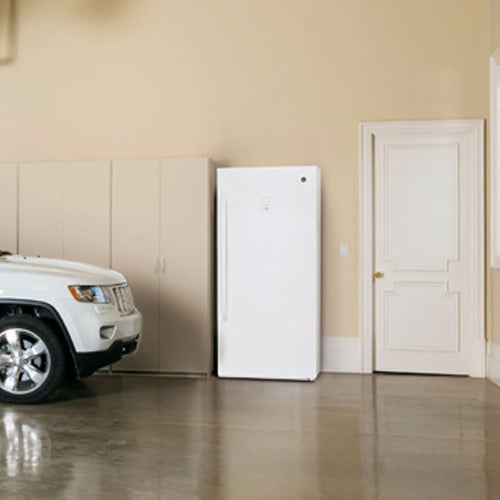 GE 14.1 Cu. Ft. Frost-Free Garage Ready Upright Freezer