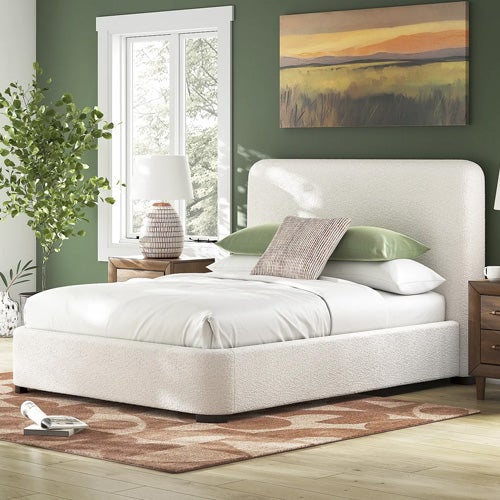 Signature Design by Ashley Brintstreet Queen Upholstered Bed In Beige