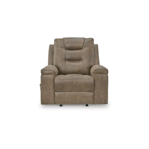 Signature Design by Ashley Stockworth Recliner with Heat and Massage - Earth