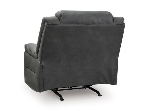 Signature Design by Ashley Status Check Recliner - Shadow