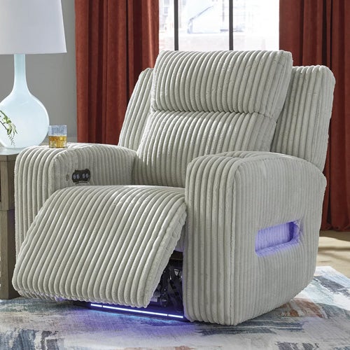 Signature Design by Ashley Forest Lake Power Recliner In Alloy