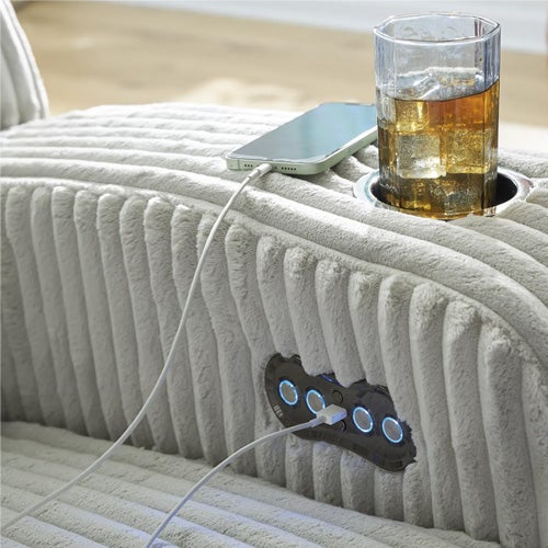Signature Design by Ashley Forest Lake Power Recliner In Alloy