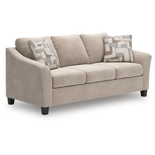 Signature Design by Ashley 2-Piece Willarae Sofa & Loveseat in Taupe