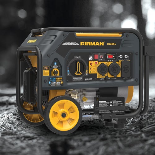 Dual Fuel Portable Generator 4550/3650W Electric Start