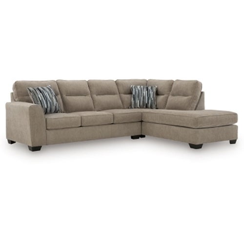 Benchcraft Olten 2-Piece Sectional with Chaise in Mocha