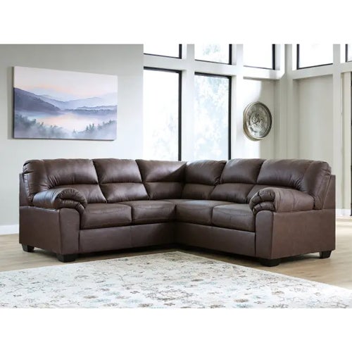 Signature Design by Ashley WillowBend 2-Piece Sectional in Umber