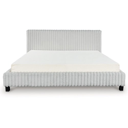 Signature Design by Ashley Zuraleus King Upholstered Bed In White