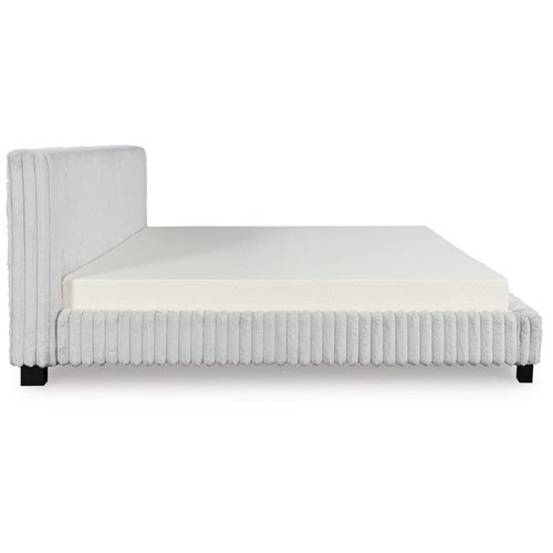 Signature Design by Ashley Zuraleus King Upholstered Bed In White