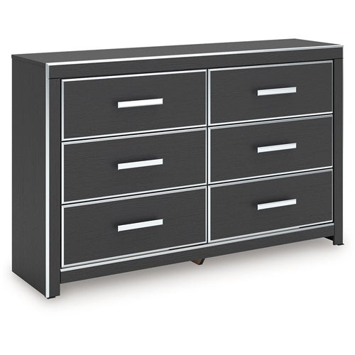 Signature Design by Ashley Zuraleus King Upholstered Bed, Dresser & Nightstand