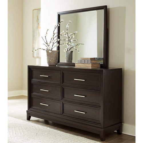 Neymorton King Panel Bed, Dresser, Mirror & Nightstand