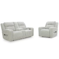 signature-design-by-ashley-forest-lake-power-reclining-loveseat-and-power-recliner