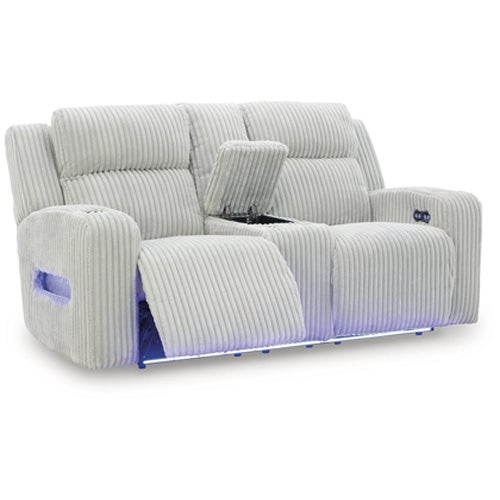 Signature Design by Ashley Forest Lake Power Reclining Loveseat and Power Recliner