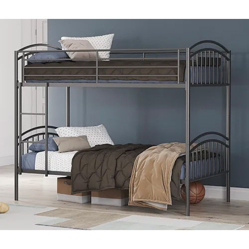 Signature Design by Ashley Lanceburg Twin Over Twin Bunk Bed & 2 Mattresses