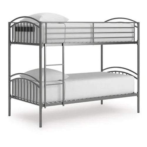 Signature Design by Ashley Lanceburg Twin Over Twin Bunk Bed & 2 Mattresses