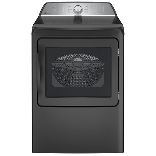 GE Profile 5.0 Cu. Ft. Washer & 7.4 Cu. Ft. Gas Dryer in Diamond Gray