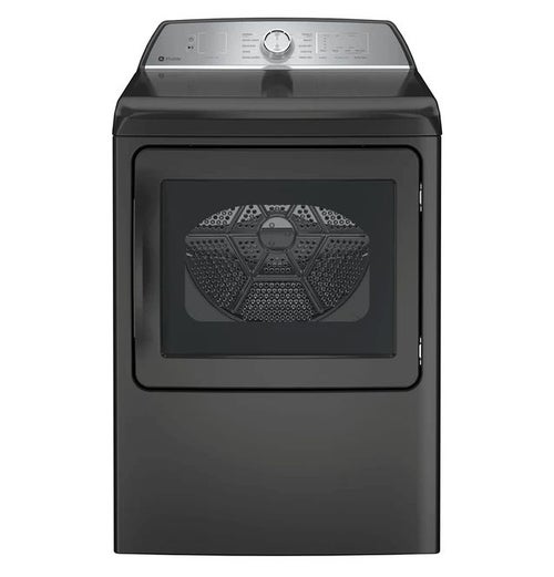 GE Profile 5.0 cu. ft. Washer and 7.4 cu. ft. Gas Dryer - Diamond Gray