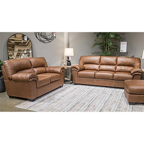 2-Piece WillowBend Sofa & Loveseat in Caramel