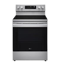LG 6.3 Cu. Ft. Smart Wi-Fi Enabled Electric Range in Stainless Steel display image