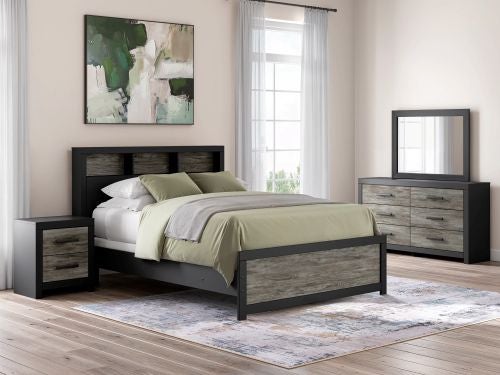 6-Piece Broachmyn Queen Bed with Dresser, Mirror, & Nightstand