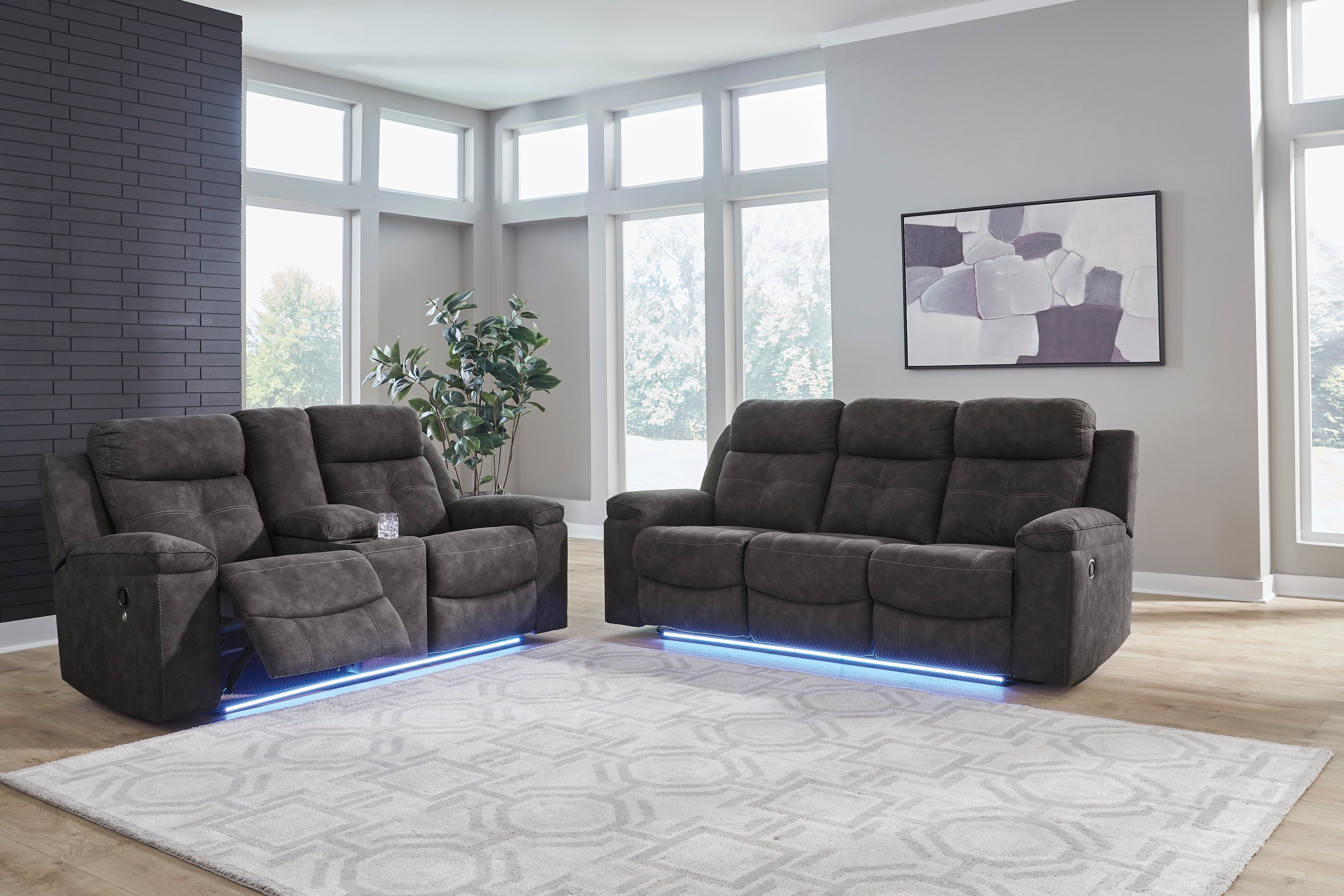 Signature Design by Ashley "Speyer-Teak" Sofa and ...