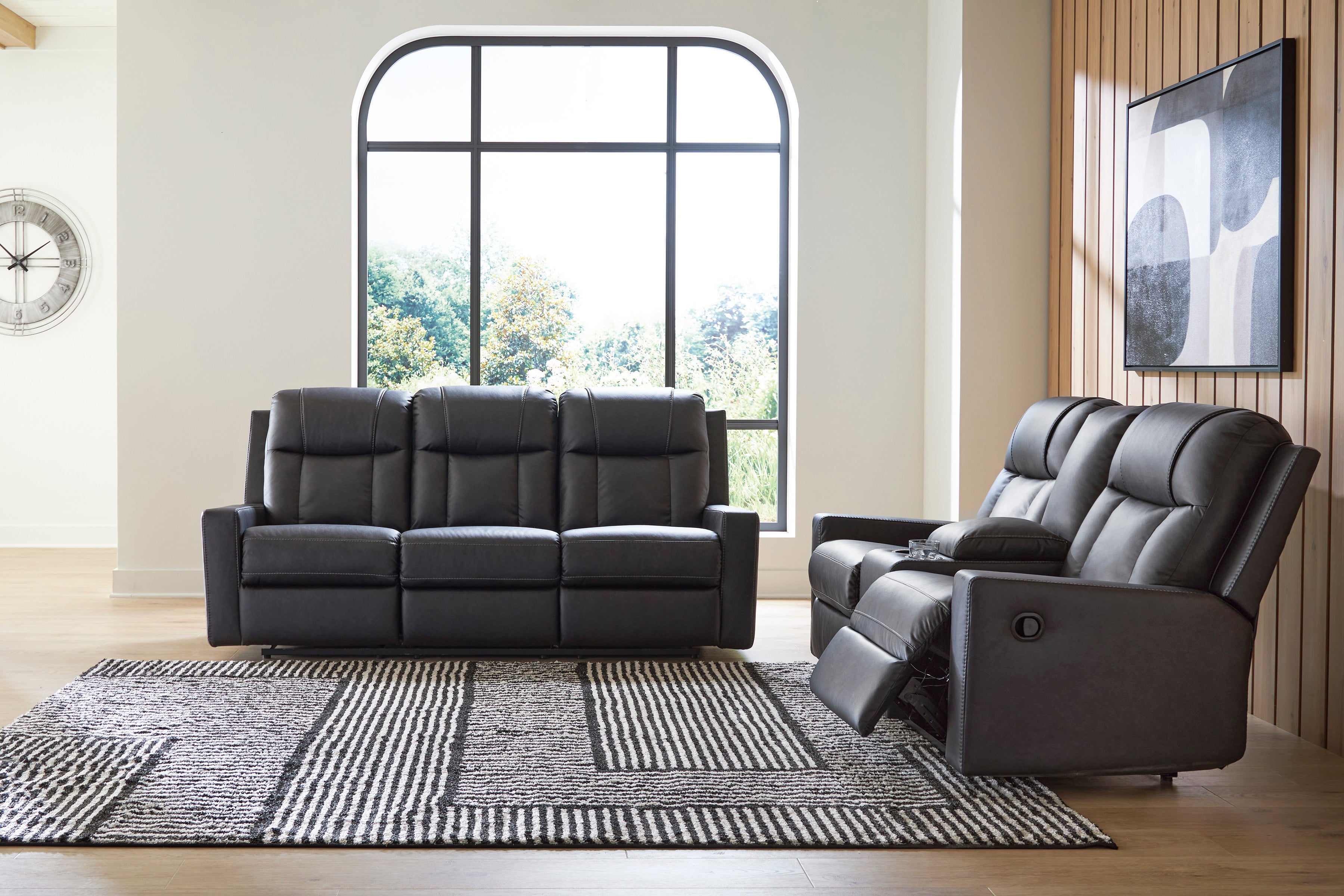 Signature Design by Ashley "Speyer-Teak" Sofa and ...