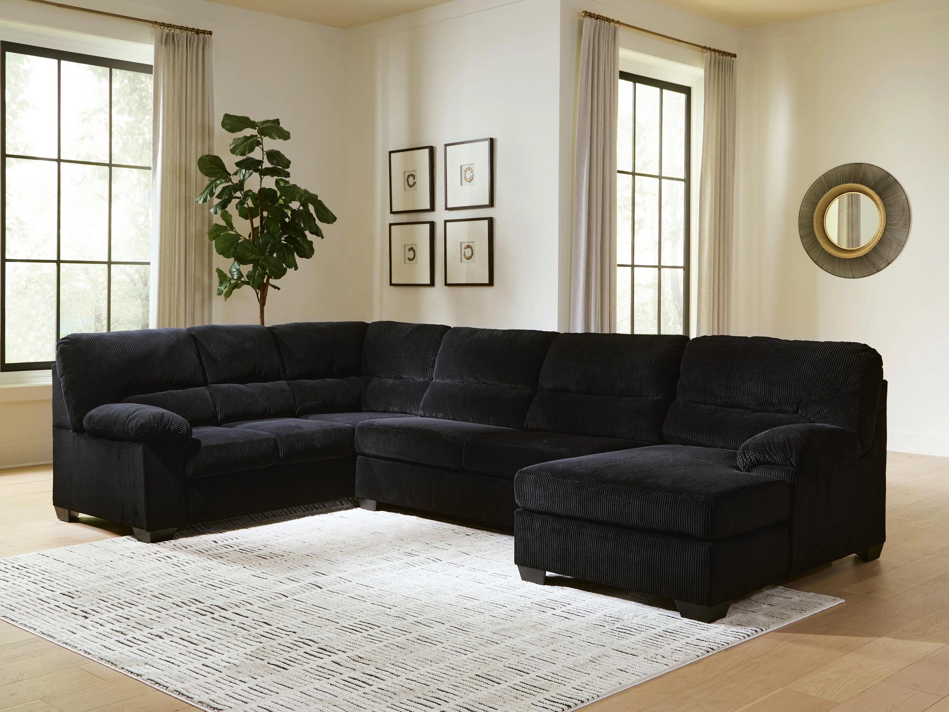 Signature Design by Ashley "Speyer-Teak" Sofa and ...