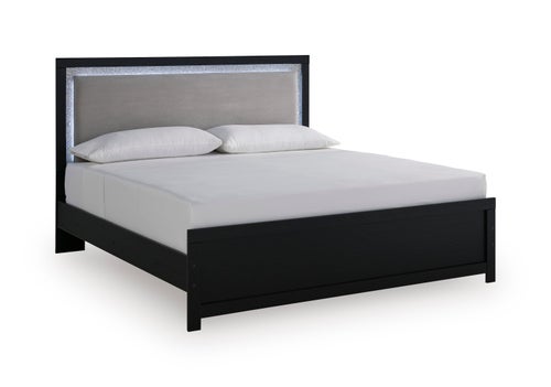 Signature Design by Ashley 5 Piece Maeling Queen Bed, Mirror, Dresser and Night Stand
