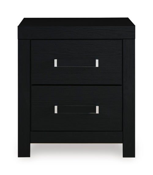 Signature Design by Ashley 5 Piece Maeling Queen Bed, Mirror, Dresser and Night Stand