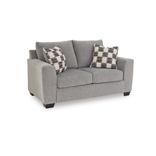 Benchcraft Loreo Sofa and Loveseat - Flint