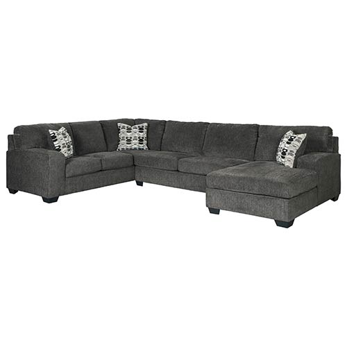 Signature Design by Ashley Ballinasloe-Smoke 3-Piece Sectional